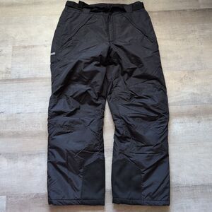 Columbia Ski Pants Mens Large L Black Waterproof Snow Adjustable